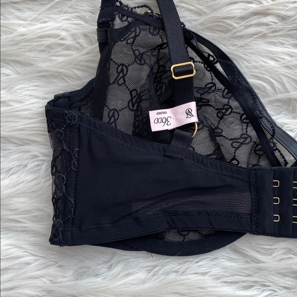 Victoria's Secret | Very Sexy Logo Embroidery Unlined Low Cut Demi Bra - Picture 6 of 10